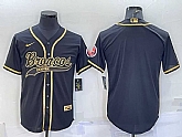 Men's Denver Broncos Blank Black Gold With Patch Cool Base Stitched Baseball Jersey,baseball caps,new era cap wholesale,wholesale hats